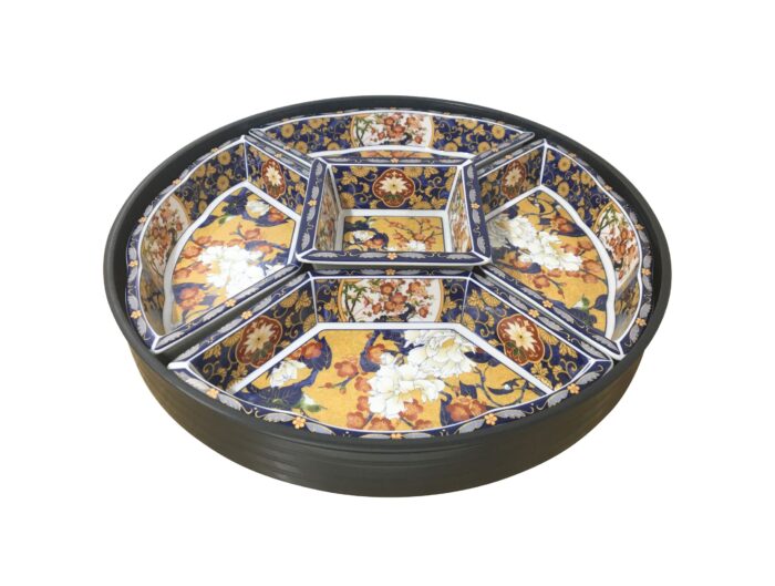 レイジースーザン　回転式トレイ＆陶器（美濃焼）