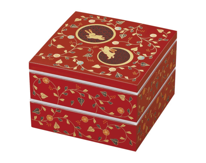 プラスチック製重箱（漆器）