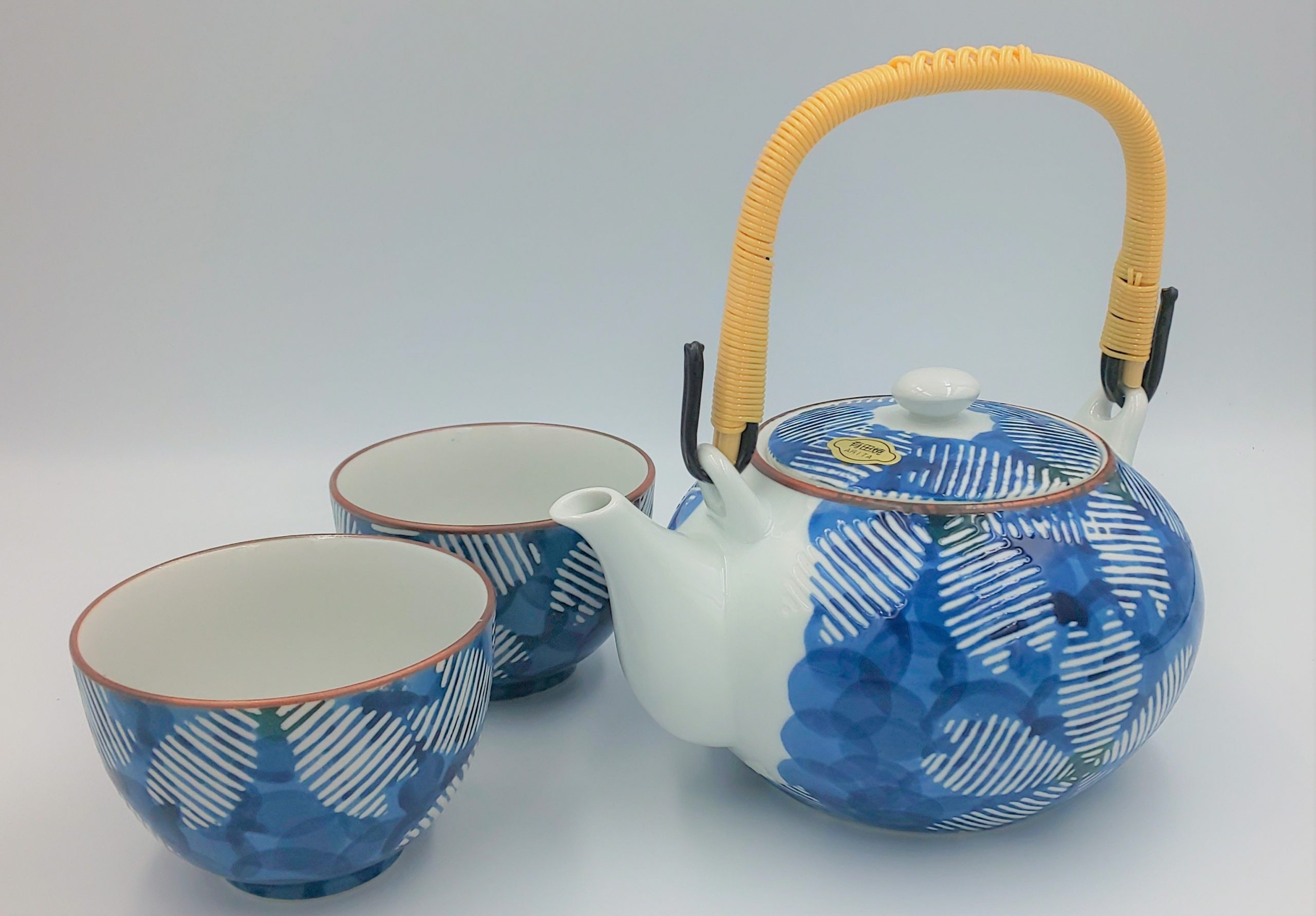 CERAMIC TEA SET (Arita ware)